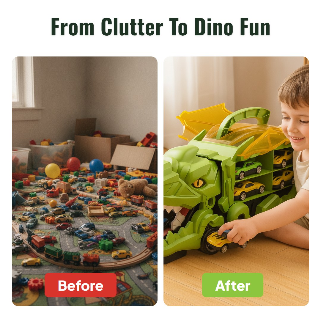 Dinoroll™ Dinosaur Car Transport Truck