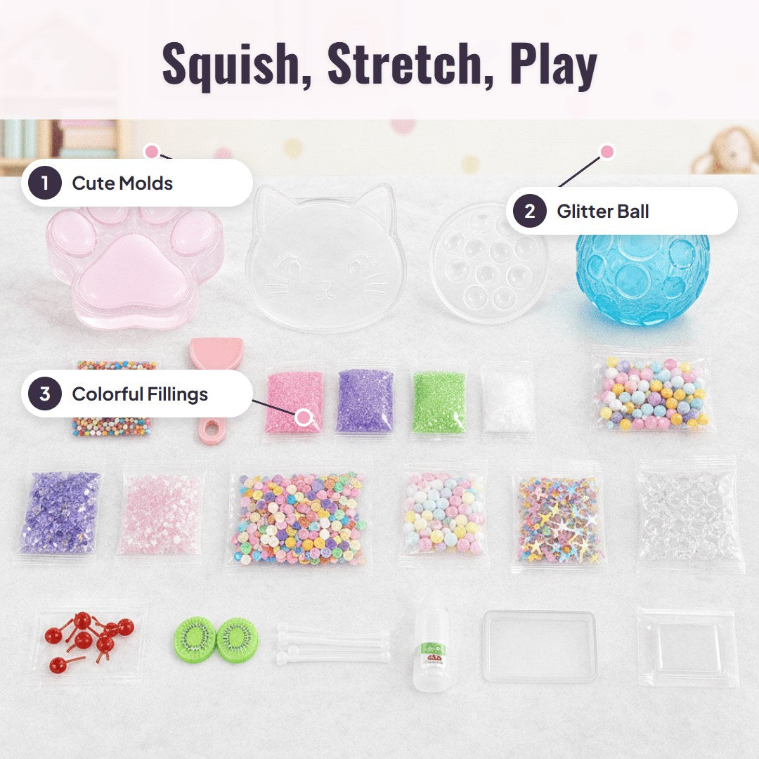 Squiblo™ gør-det-selv-sæt med squishy-legetøj