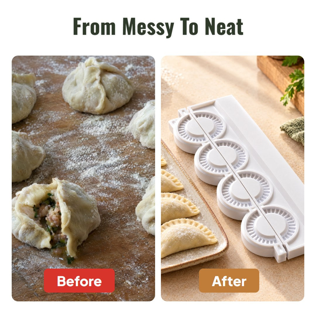 Crimpo™ dumplingspress för 4 dumplings