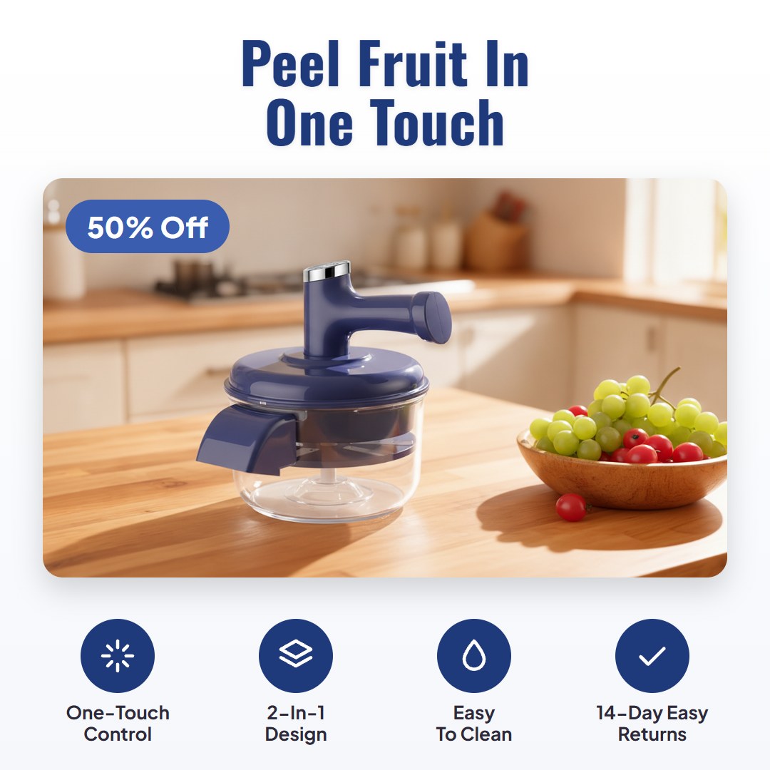 Peelio™ elektrisk frugtskræller og mixer