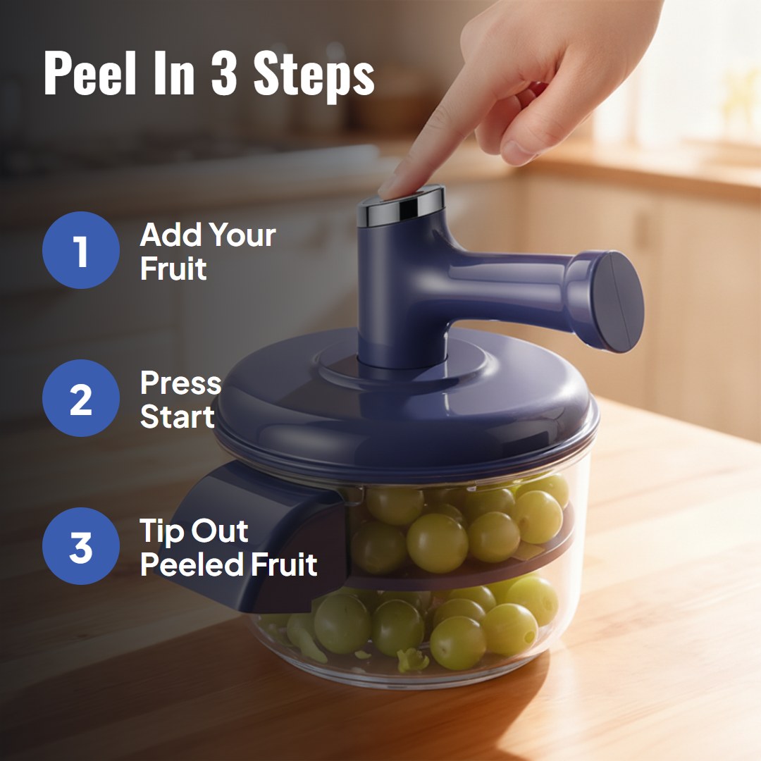 Peelio™ elektrisk frugtskræller og mixer