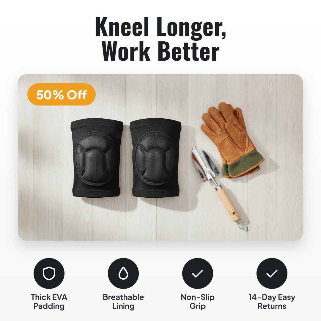 Kneelo™ Thick EVA Work Knee Pads (1 Pair)