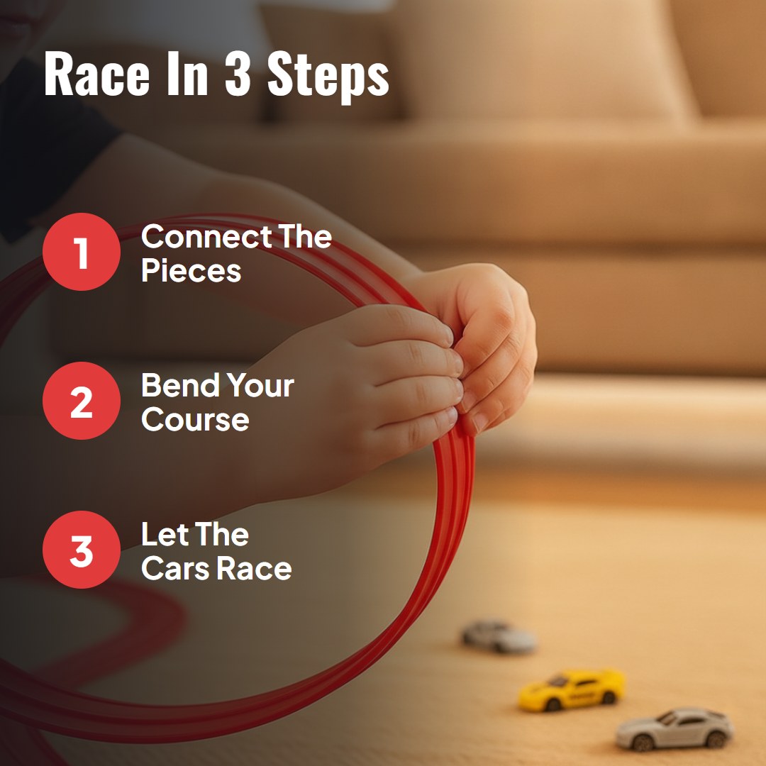 Loopra™ Flexible Racing Track Set