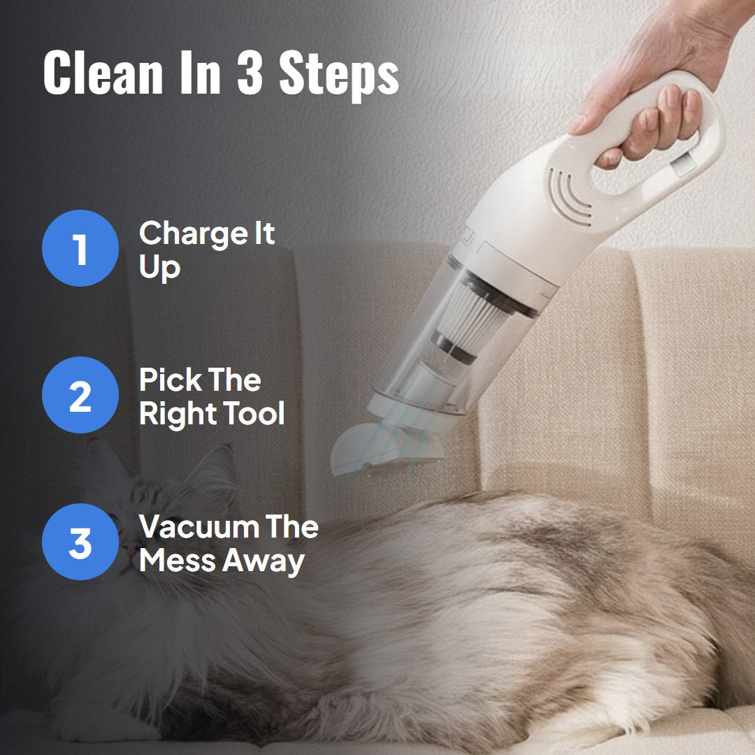 Furzap™ Cordless Handheld Pet Vacuum