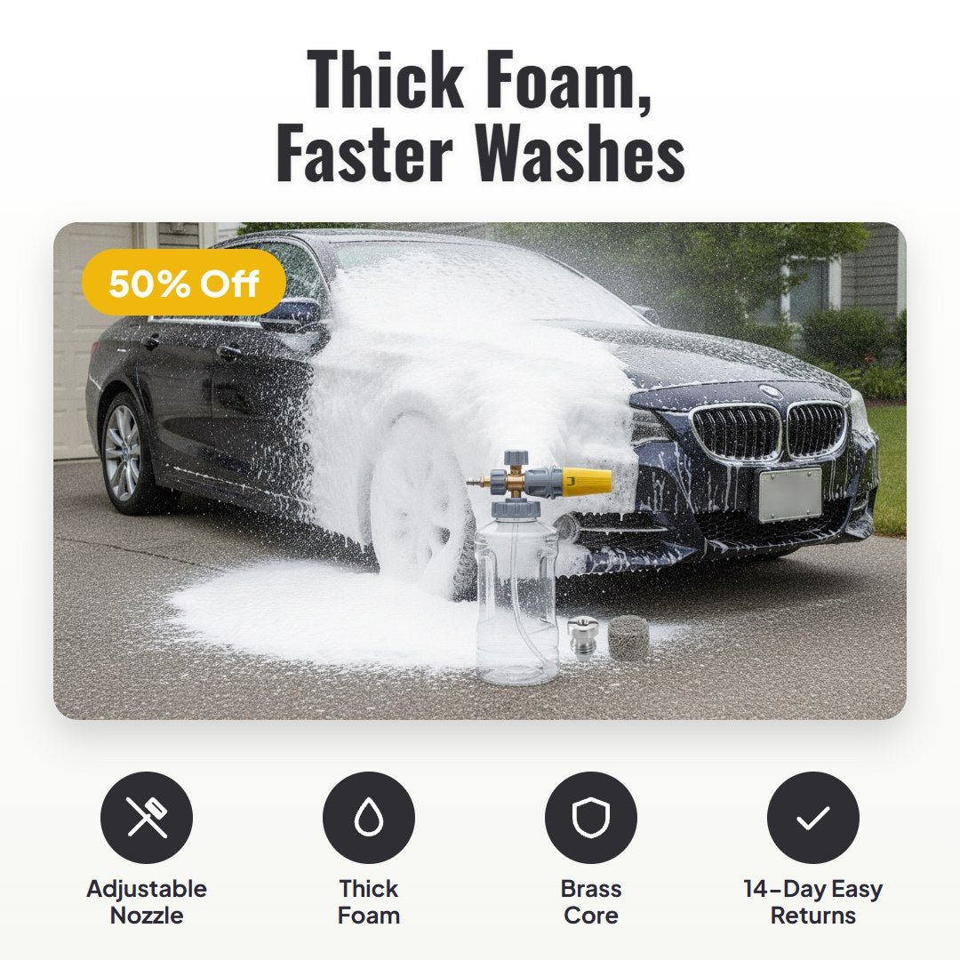 Sudzo™ High-Pressure Foam Cannon