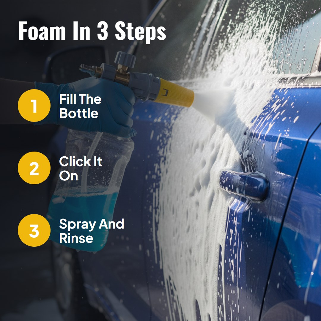 Sudzo™ High-Pressure Foam Cannon