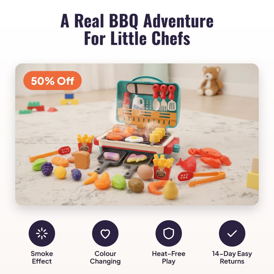 Grillo™ Kids BBQ Grill Play Set