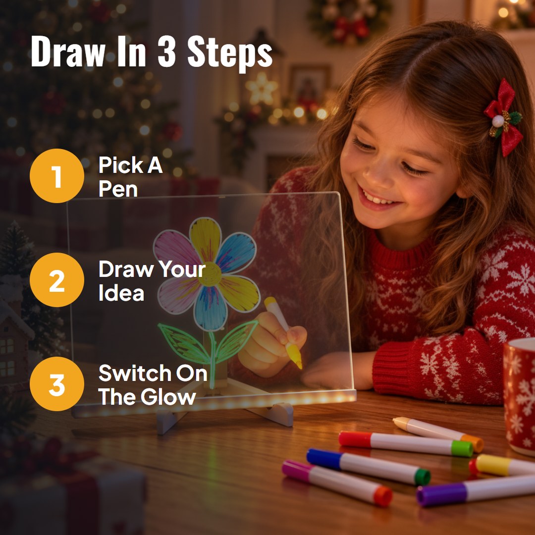 Doodla™ LED kreslicí tabulka pro děti