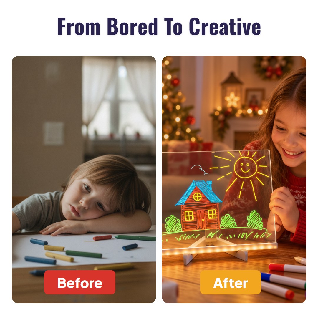 Doodla™ Kids LED Drawing Board