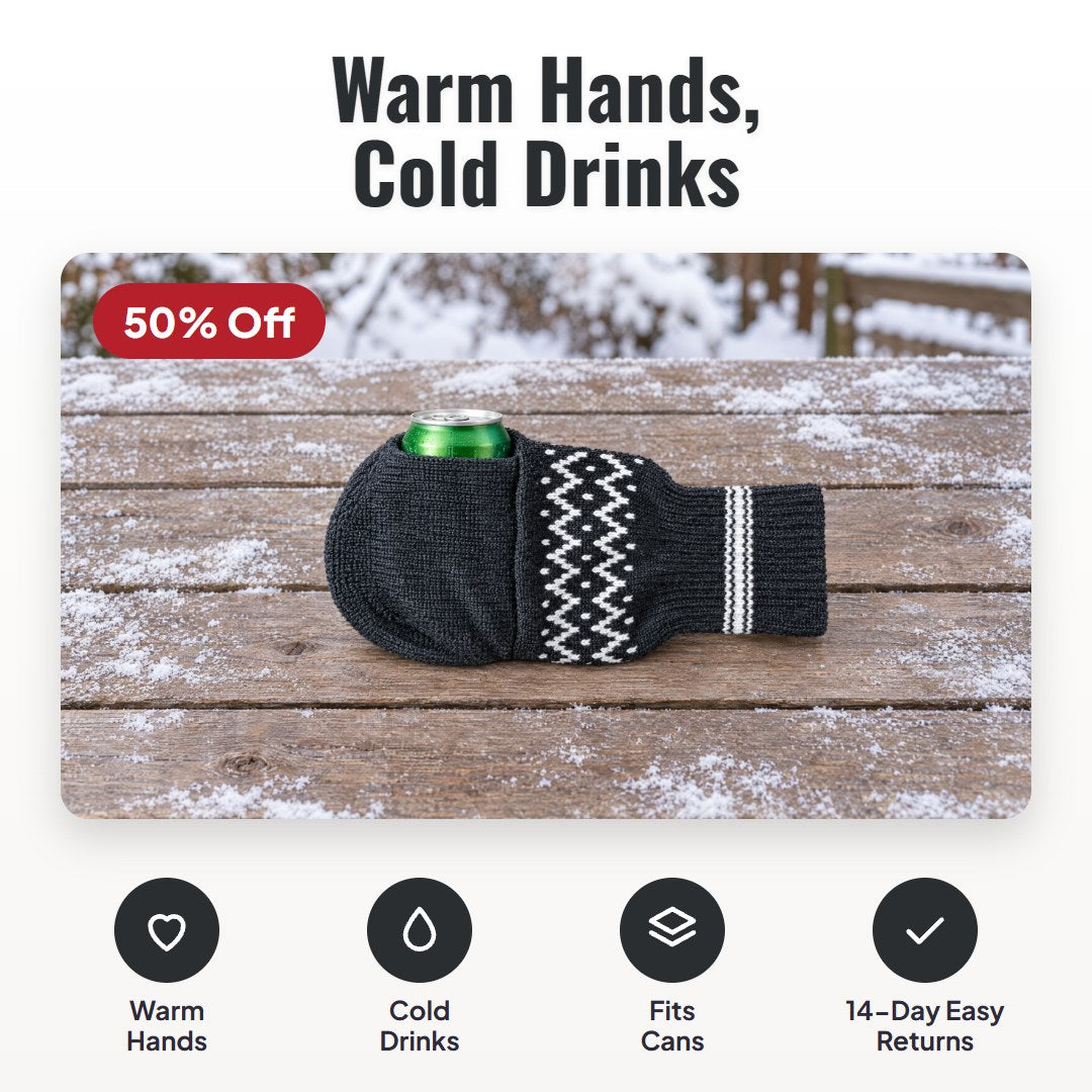 Glovva™ Knitted Drink Holder