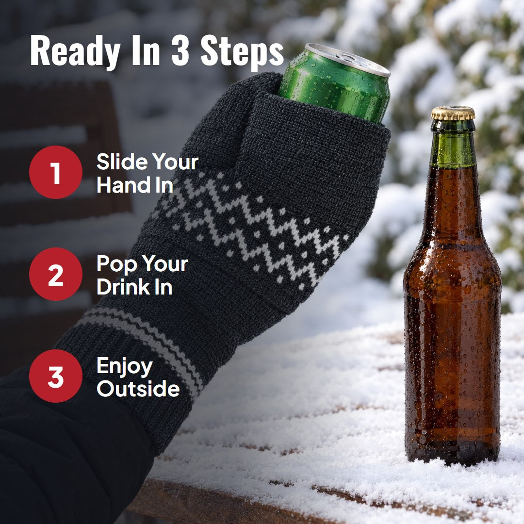 Glovva™ Knitted Drink Holder