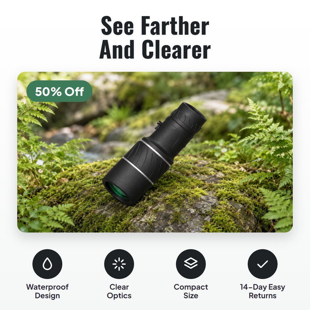 Télescope monoculaire 16x52 Scopra™