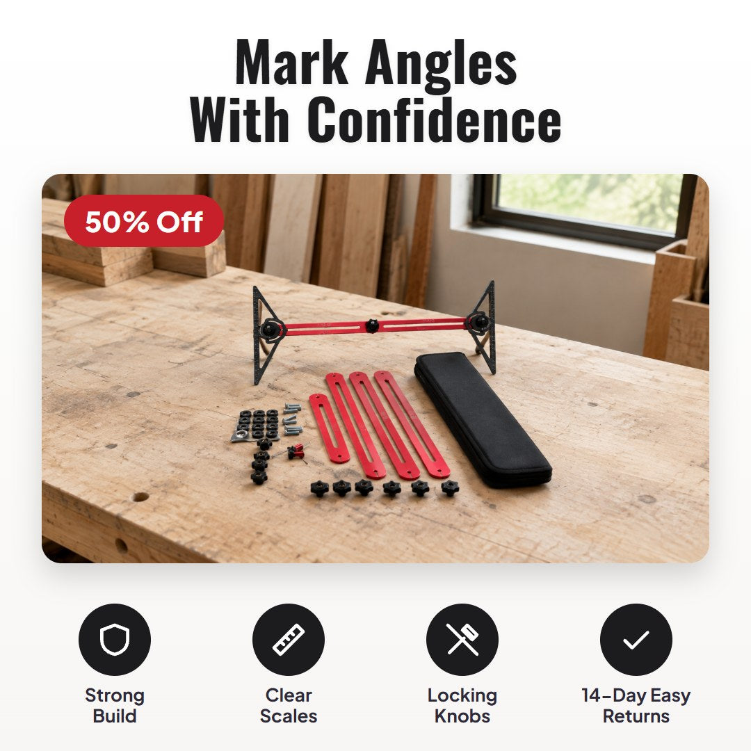 Alumark™ Multi-Function Woodworking Marking Tool Kit