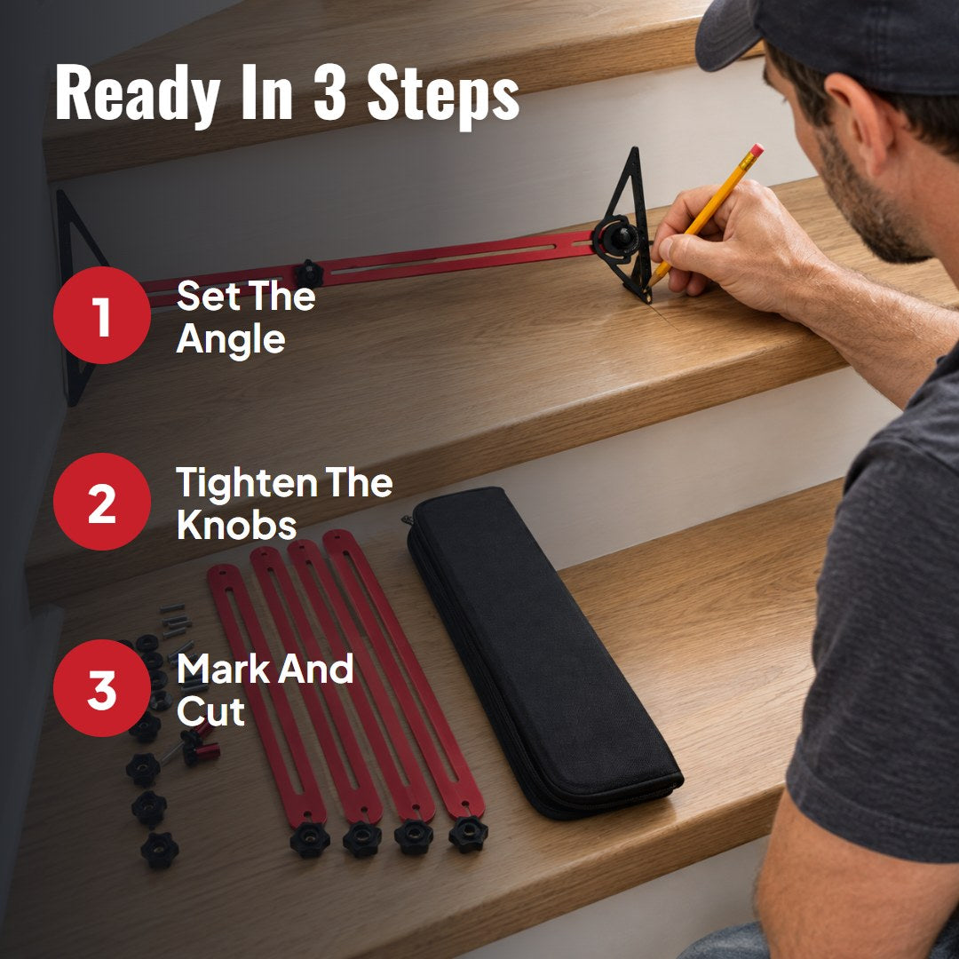 Alumark™ Multi-Function Woodworking Marking Tool Kit