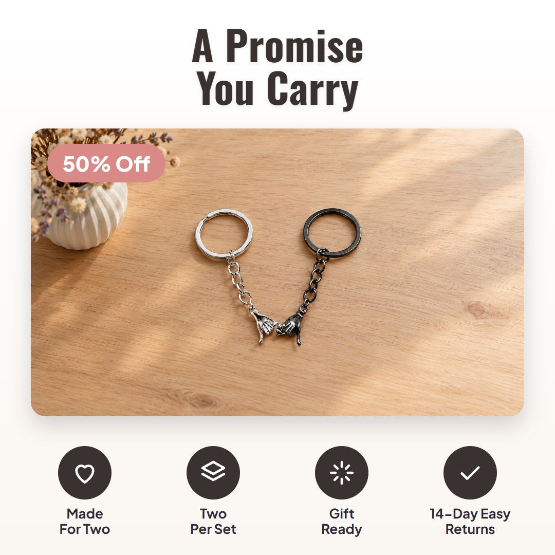 Pinkio™ Pinky Promise Keychains