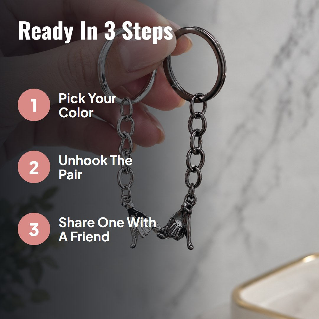 Pinkio™ Pinky Promise Keychains