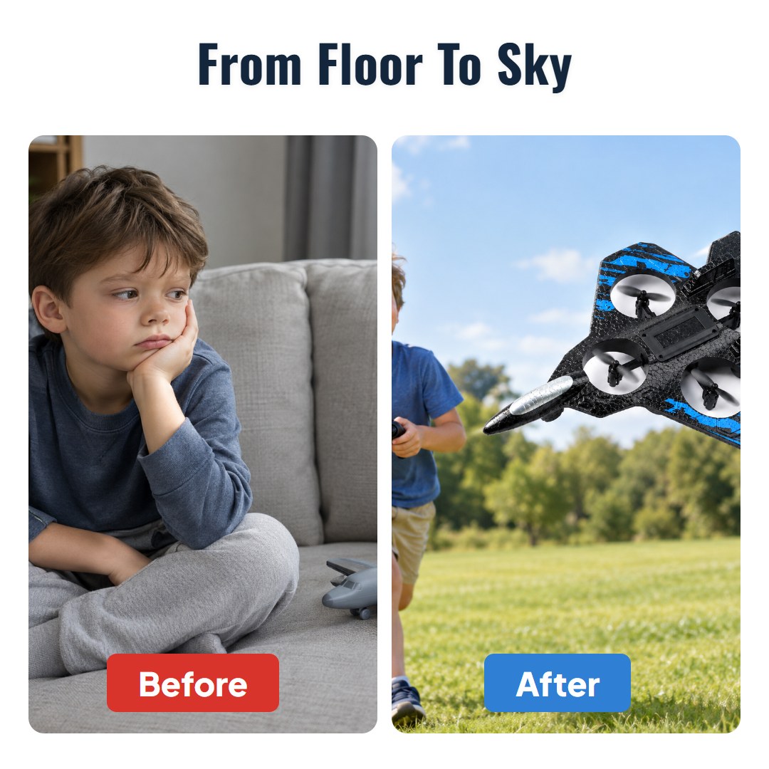 Skyvo™ dálkově ovládaný stíhací letoun