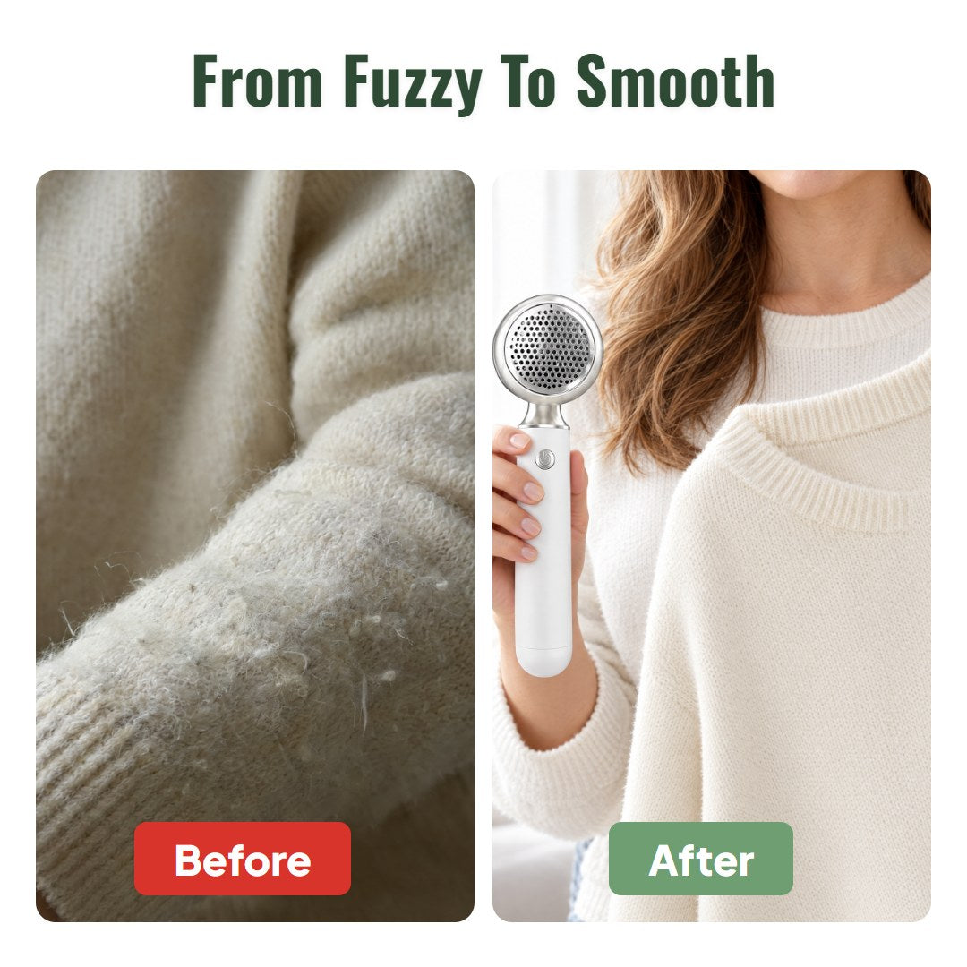 مزيل وبر كهربائي قابل لإعادة الشحن من Fuzzly™