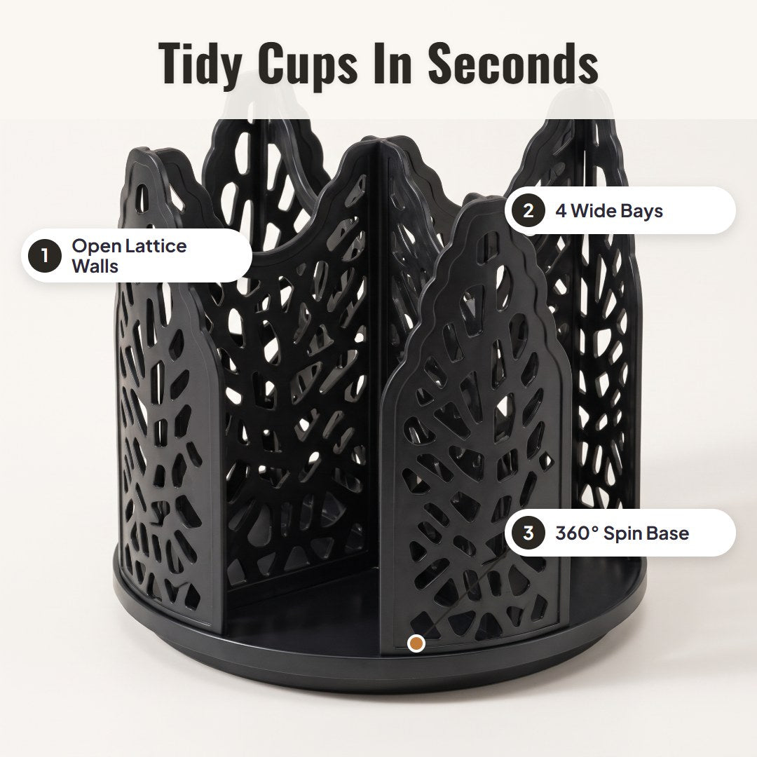 Spirra™ roterande mugghållardispenser