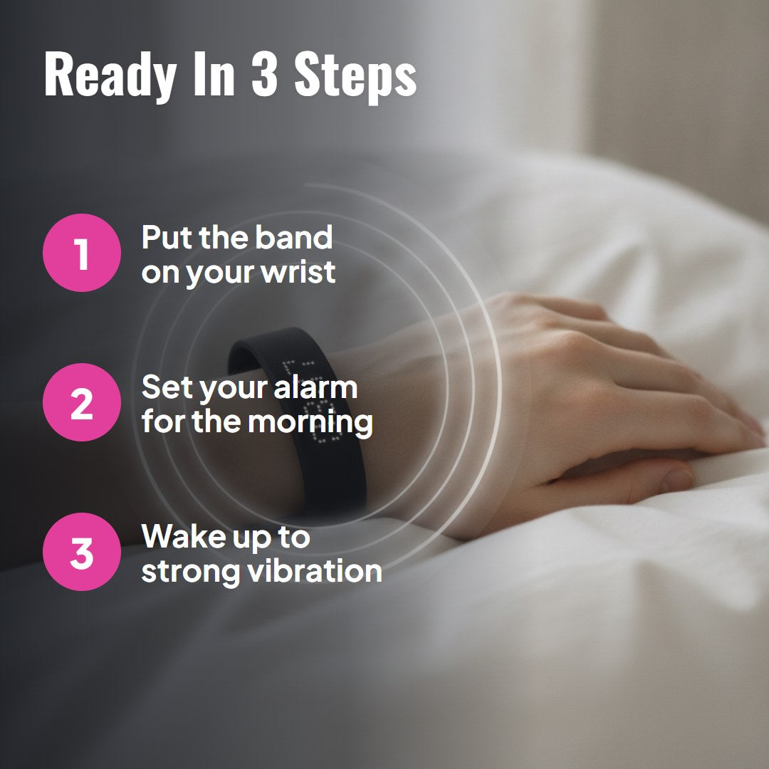 Zelvo™ Silent Vibration Alarm Wristband