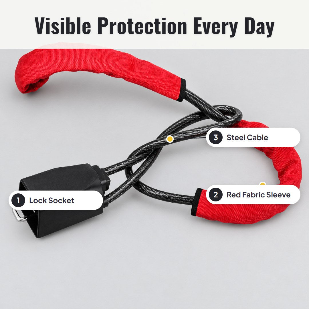Vaulto™ Steering Wheel Lock Rope
