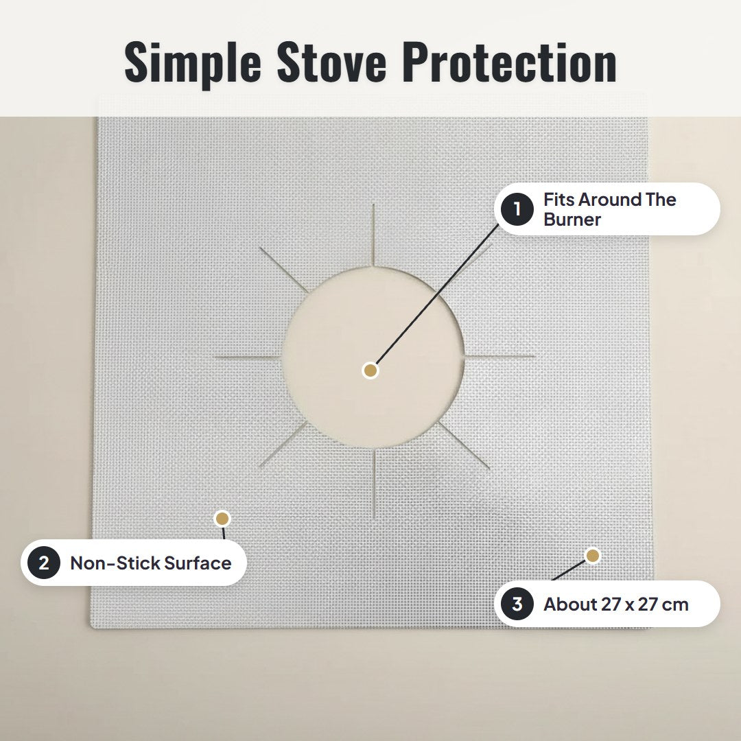 Stovo™ Reusable Gas Stove Burner Covers (4 pcs)