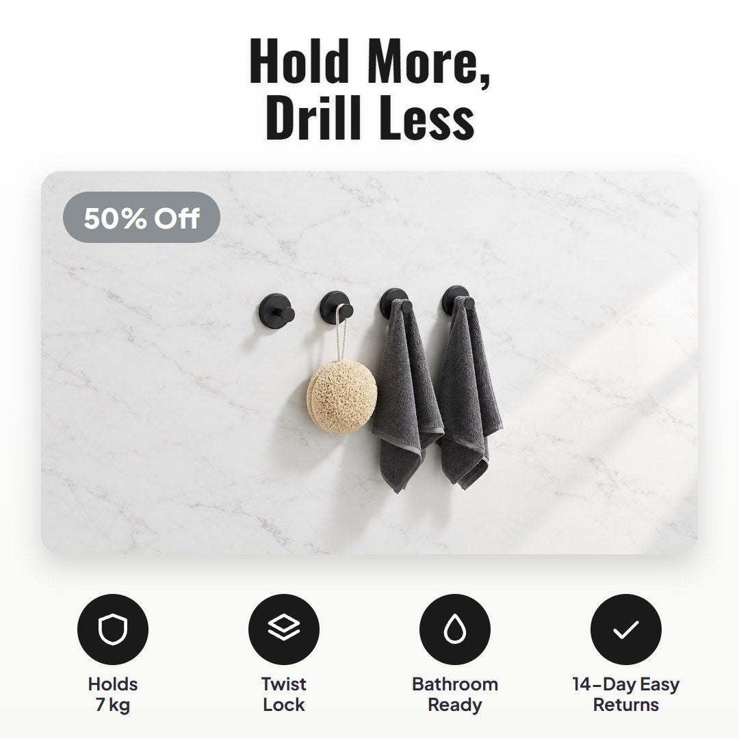 Grippo™ Suction Hooks 4-Pack