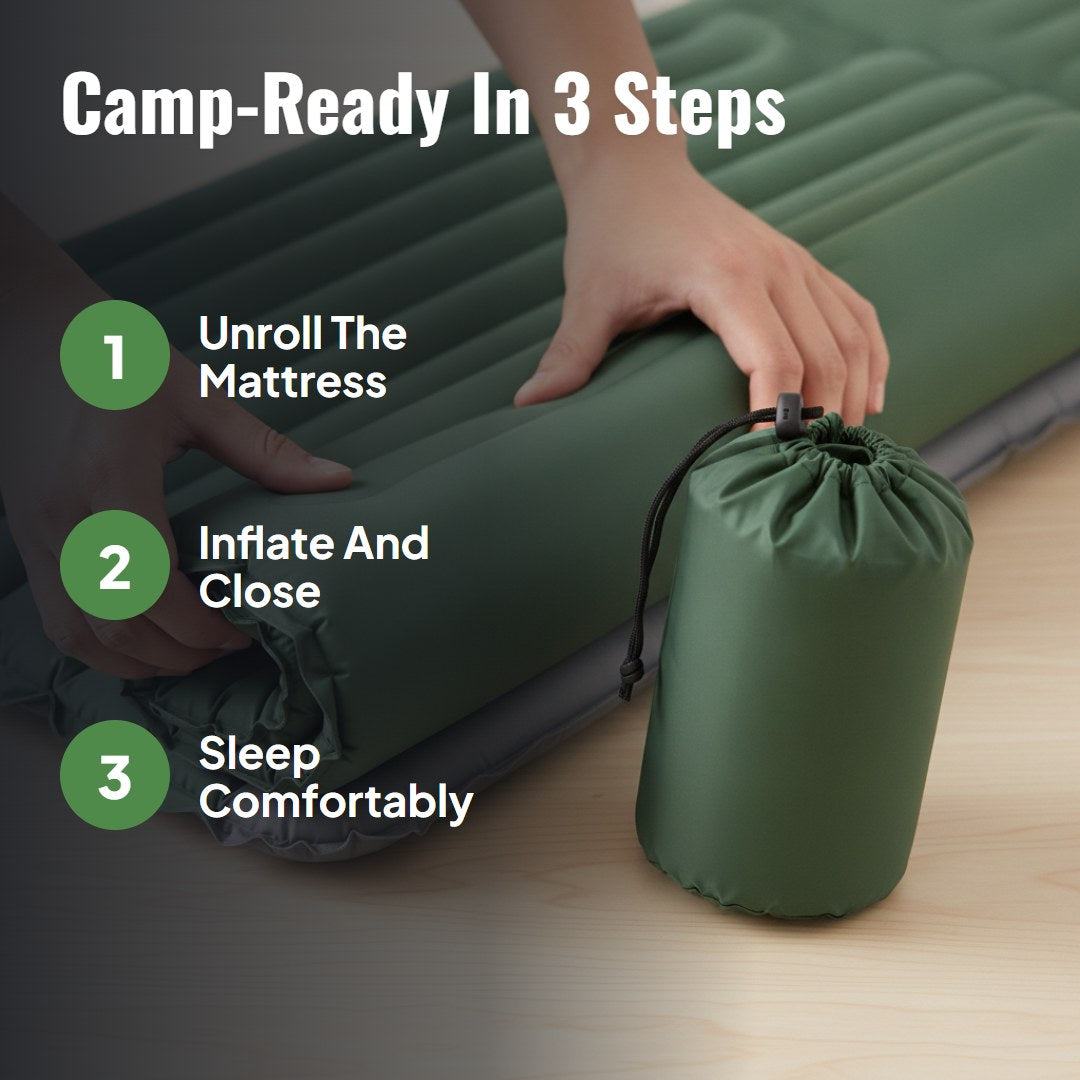 Campo™ ultraleichte aufblasbare Campingmatratze