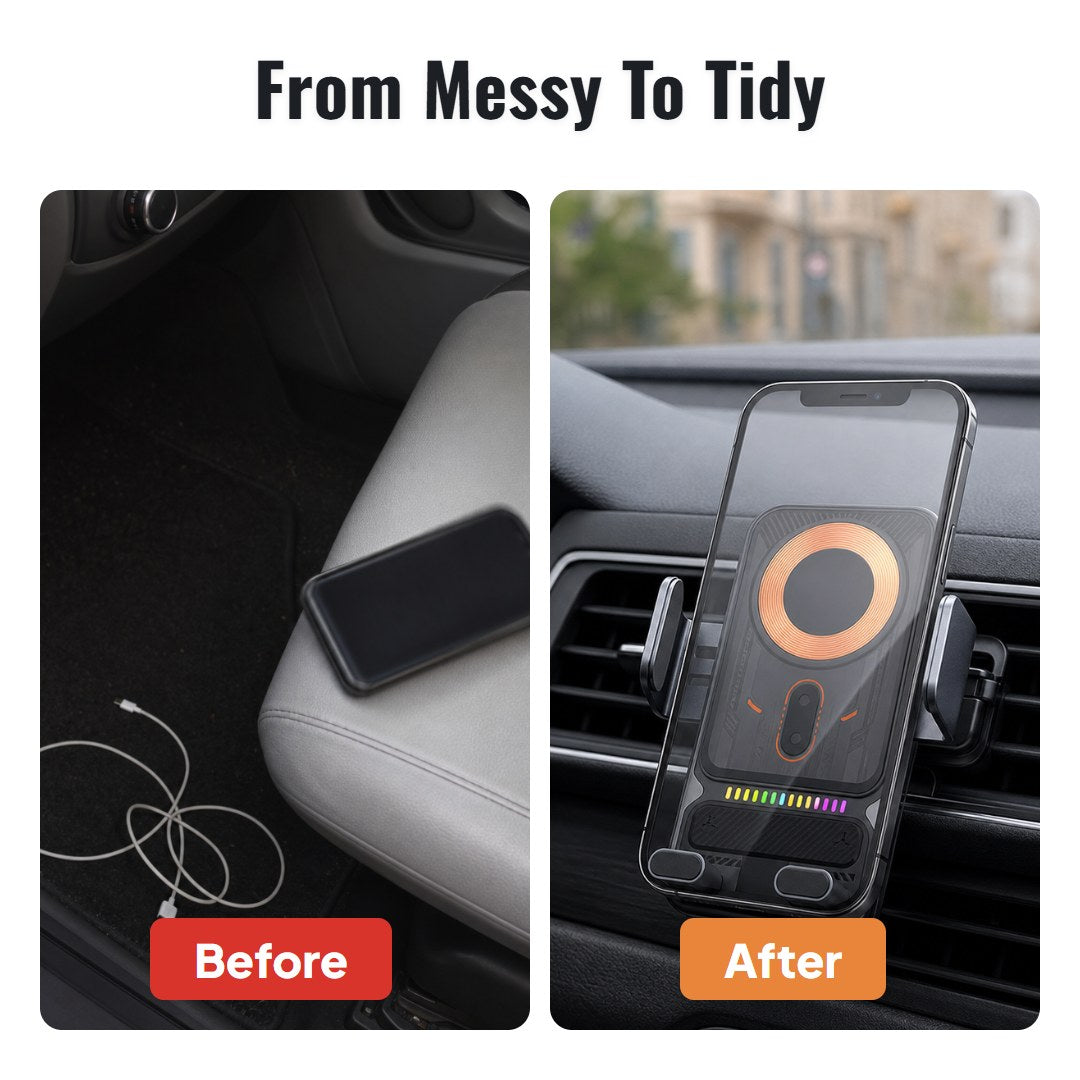 Voltix™ Wireless Fast Charging Car Mount