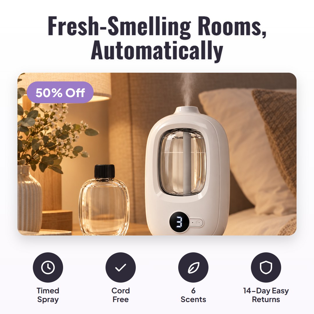 Difusor de aromas sem fio com temporizador Aurelle™