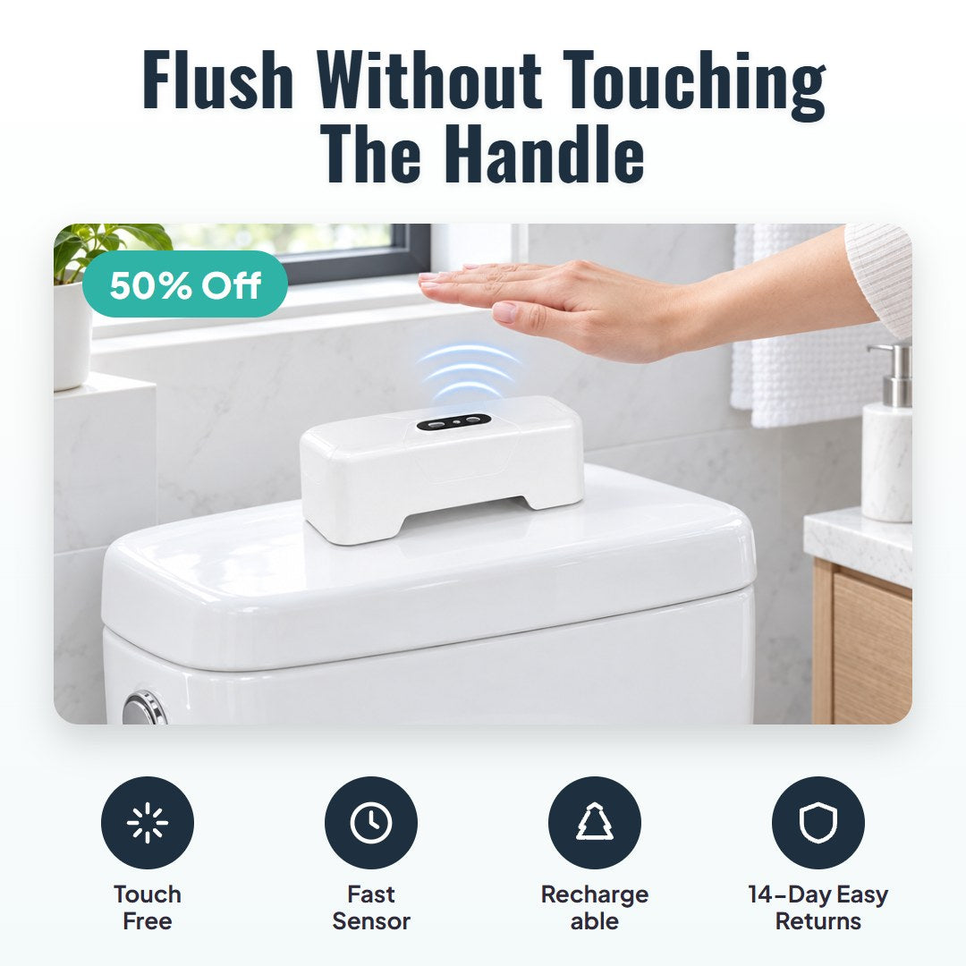 Sensor de descarga de vaso sanitário sem toque Flushly™