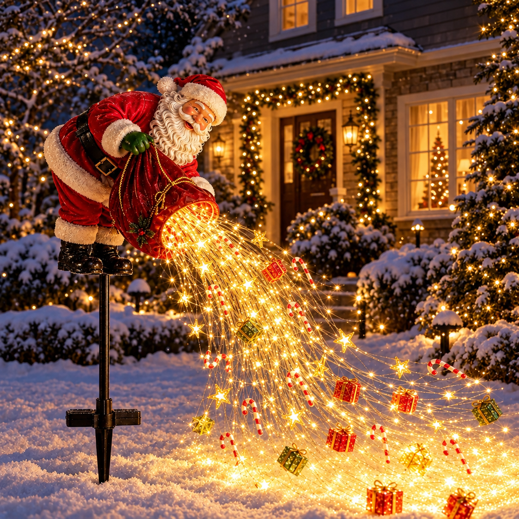 Luz de jardim de Natal com LEDs em movimento Merrypour™