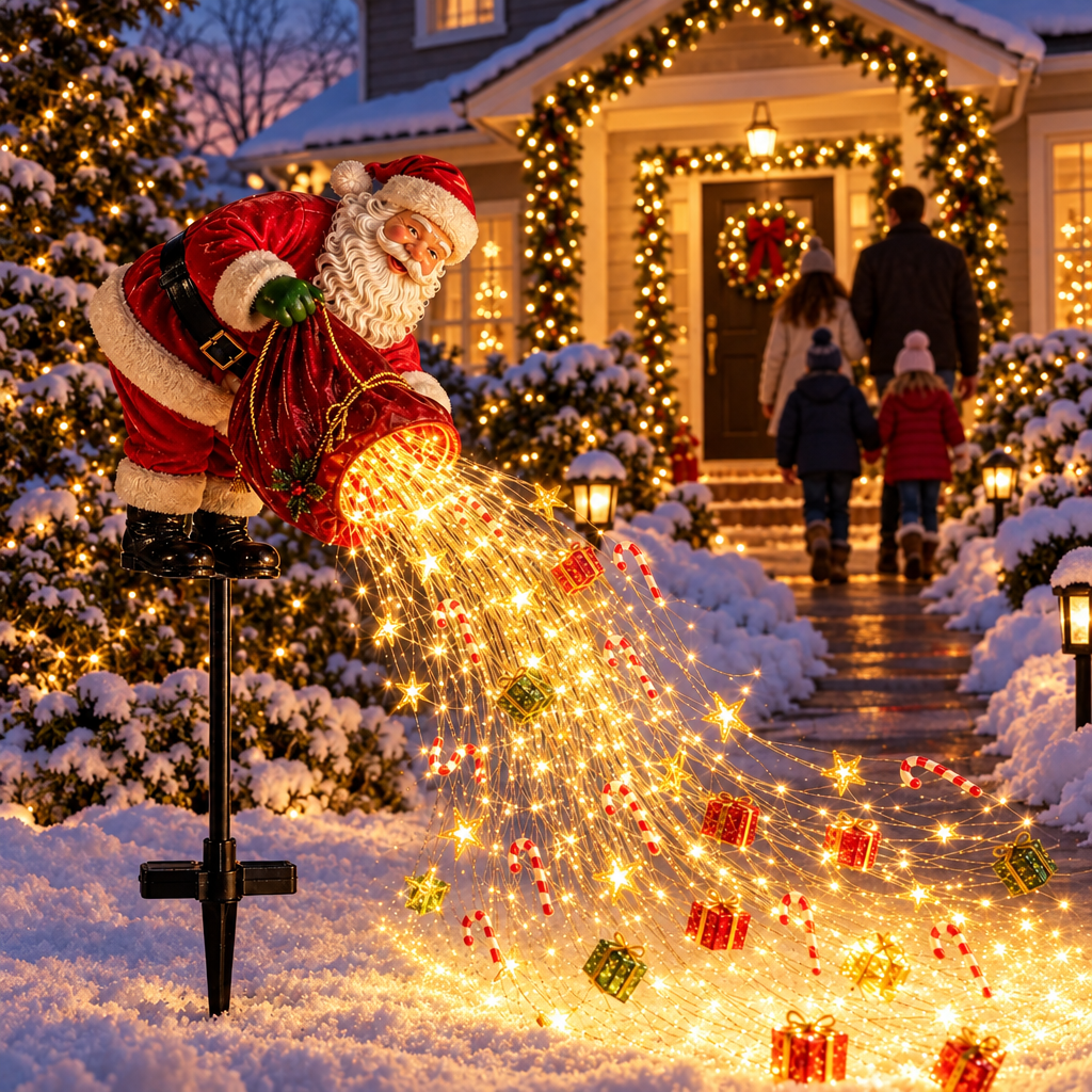 Luz de jardim de Natal com LEDs em movimento Merrypour™