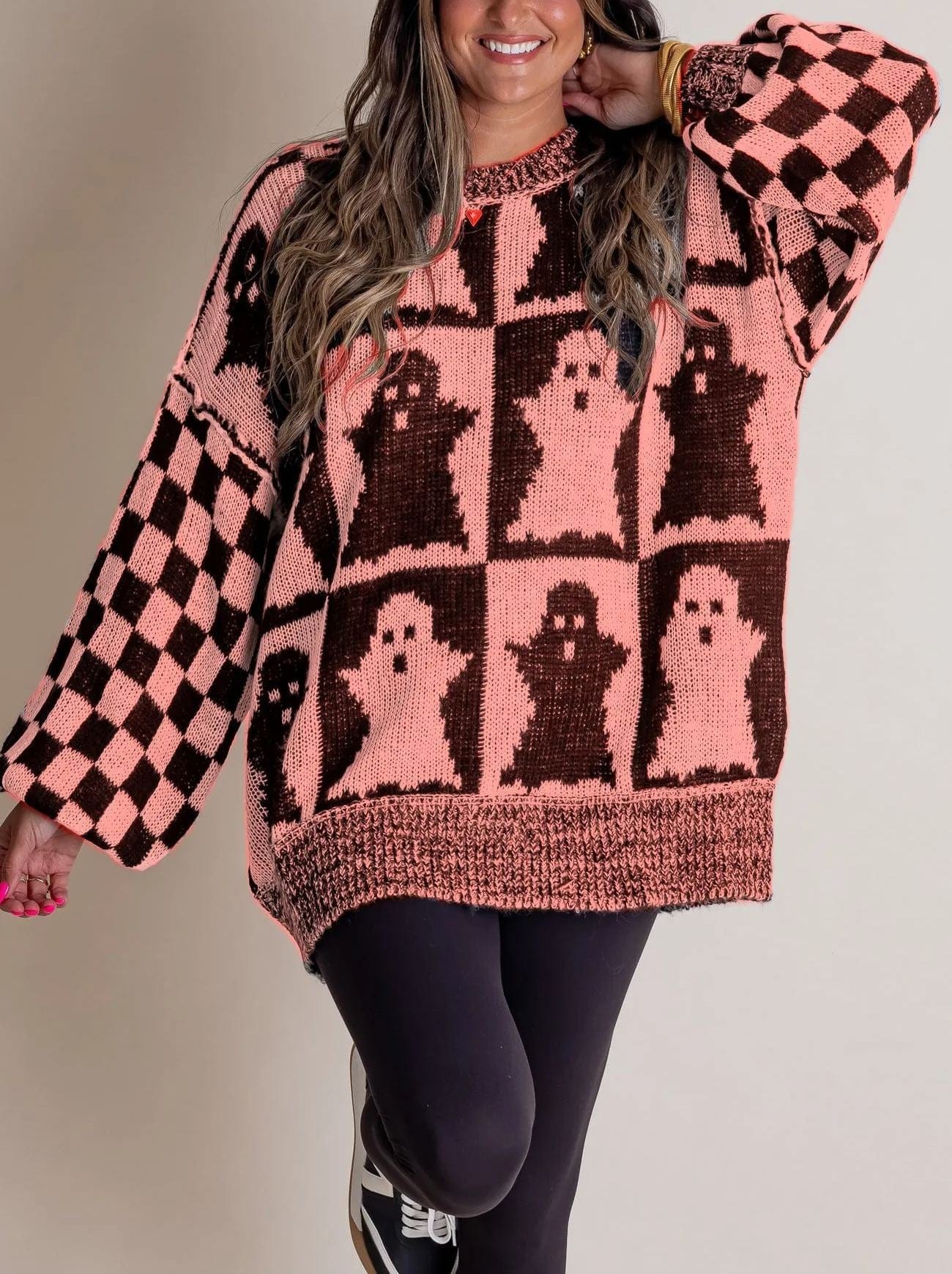 Glizm Pink Ghost / S Halloween Sweater 32$ TODAY ONLY