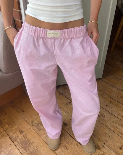 Glizm Pink / XS Cotton Lounge Pants 15$ TODAY ONLY