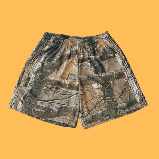 Glizm XS Unisex Camo Shorts