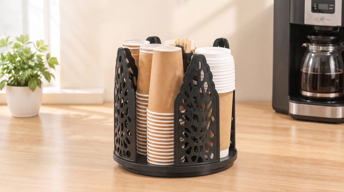 Spirra™ Rotating Cup Holder Dispenser