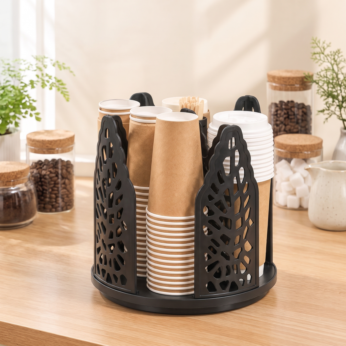 Spirra™ roterande mugghållardispenser