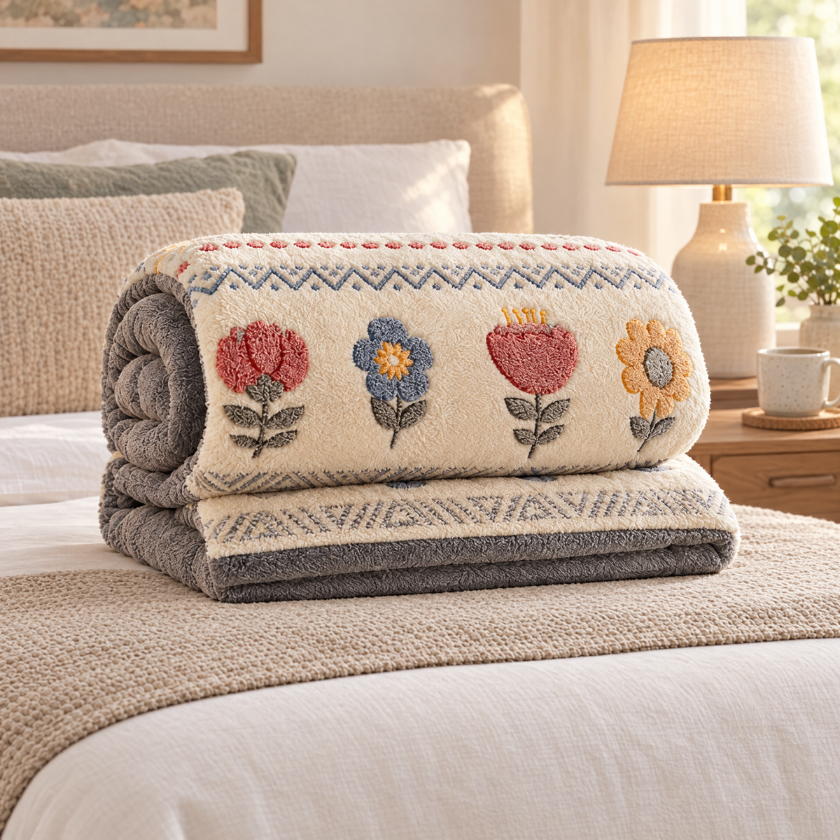 Snugra™ Double-Sided Fleece Comforter