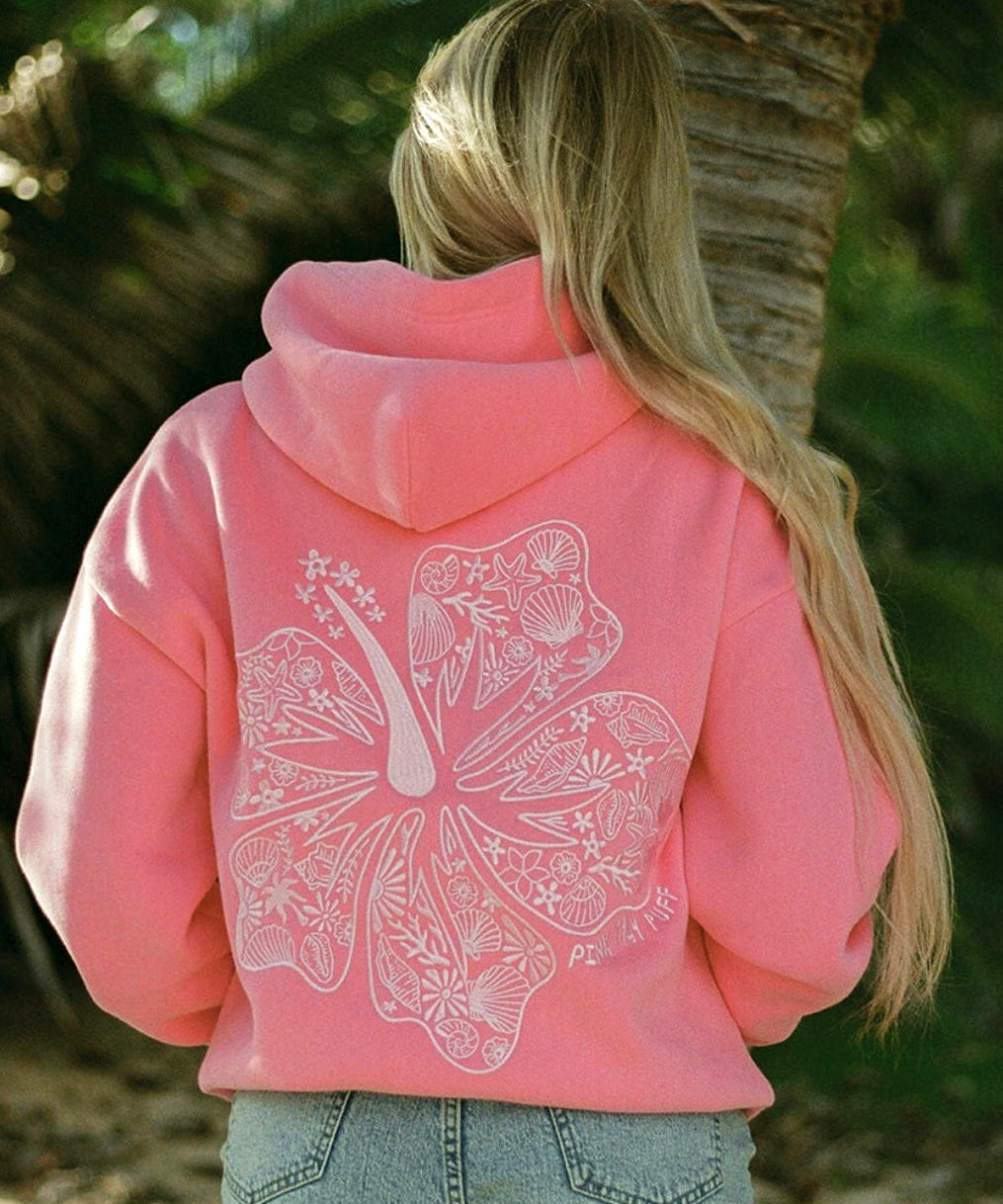 Hawaii Hibiscus - Oversized Hoodie 25$ TODAY ONLY