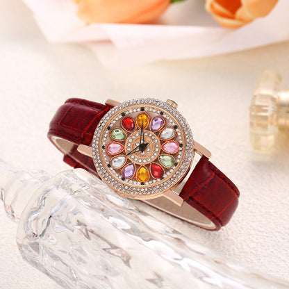 CrystalHalo Watch™ — 眩しい止められない華やかさであらゆる場所を支配する時計