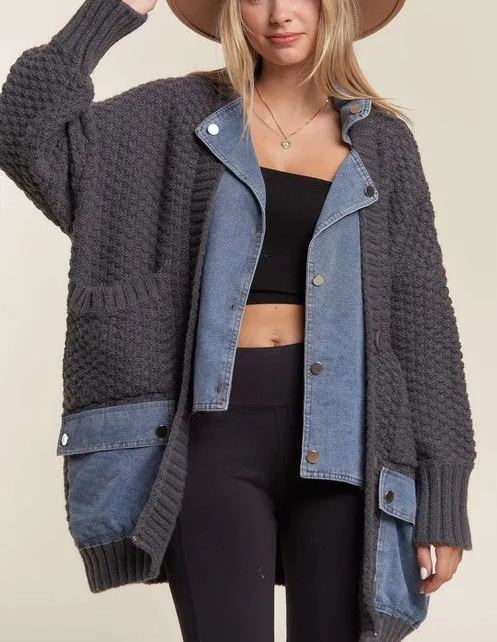 Denim Cardigan 30$ TODAY ONLY