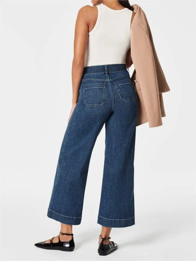 Cropped Wide-Leg Jeans 37$ TODAY ONLY