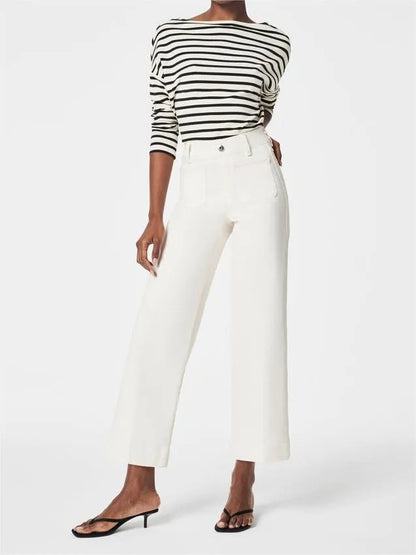 Cropped Wide-Leg Jeans 37$ TODAY ONLY