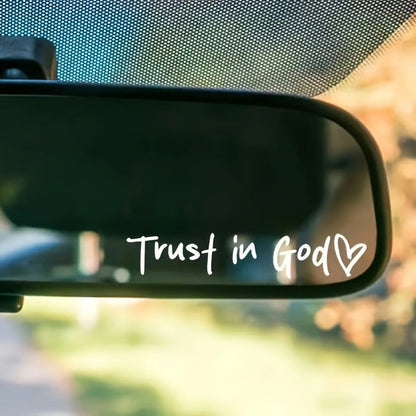 LioraDrive — Inspirational Christian Car Sticker with Weatherproof Vinyl