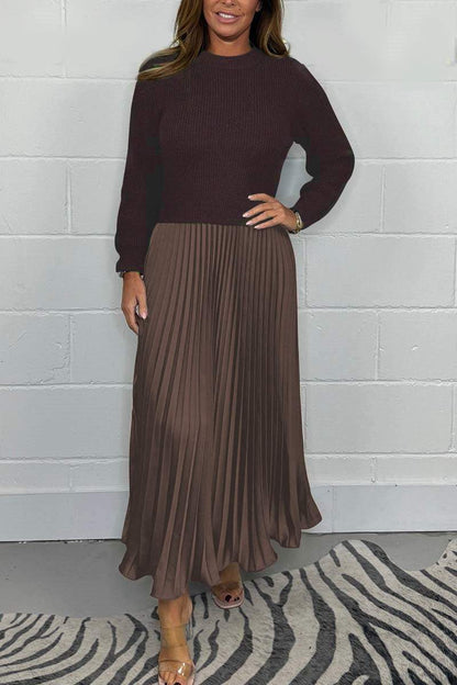 Long Sleeve Jumper & Pleated Bottom Dress 30$ TODAY ONLY