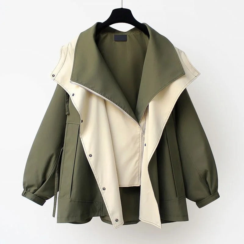 Vivienne Two-tone Coat