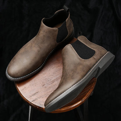 Germano Genuine Leather Chelsea Boots