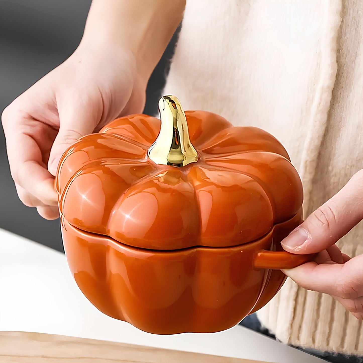 Farmhouse Ceramic Soup Bowl