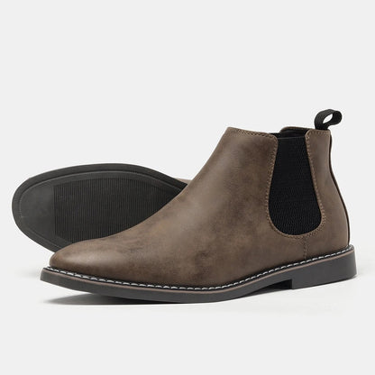 Germano Genuine Leather Chelsea Boots